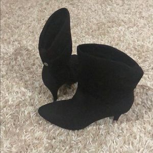 Black booties- size 9
